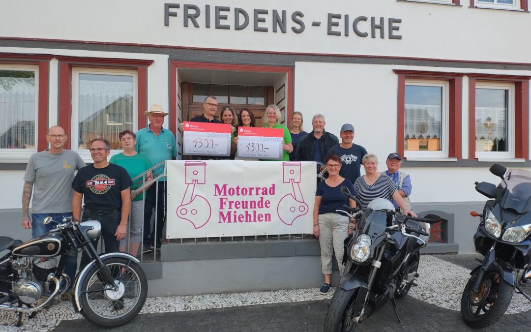 Biker sorgten für doppelte Freude
